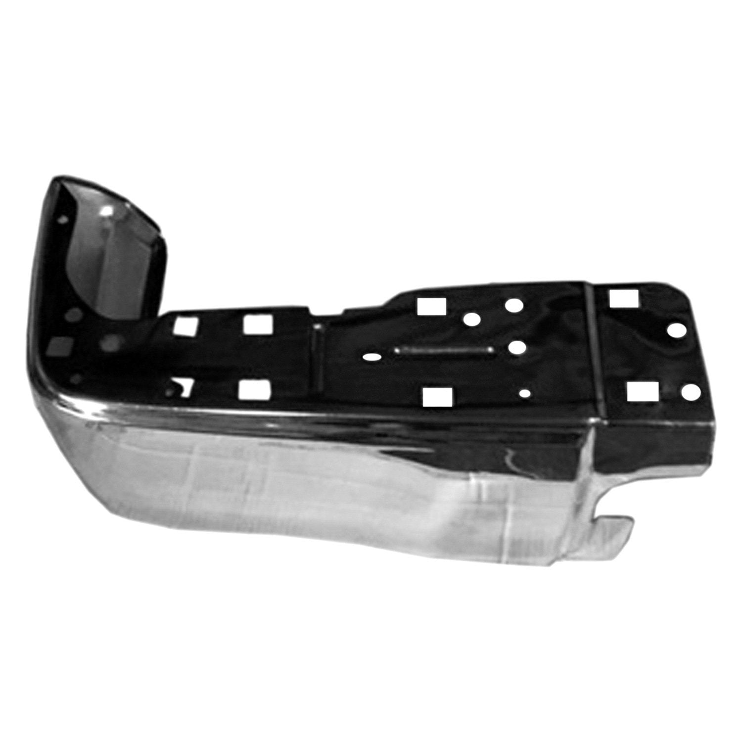 TOYOTA TUNDRA REAR BUMPER LEFT (Driver Side) CHROME (WO/SENSOR) (STEEL)**CAPA** OEM#521520C030 2014-2021 PL#TO1104123C