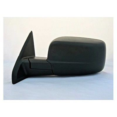 DODGE TRUCKS & VANS DODGE/PU (R2500/3500) DOOR MIRROR LEFT (Driver Side) MANUAL (SINGLE GLASS)TEXT BLACK) OEM#55372069AH 2010-2012 PL#CH1320308