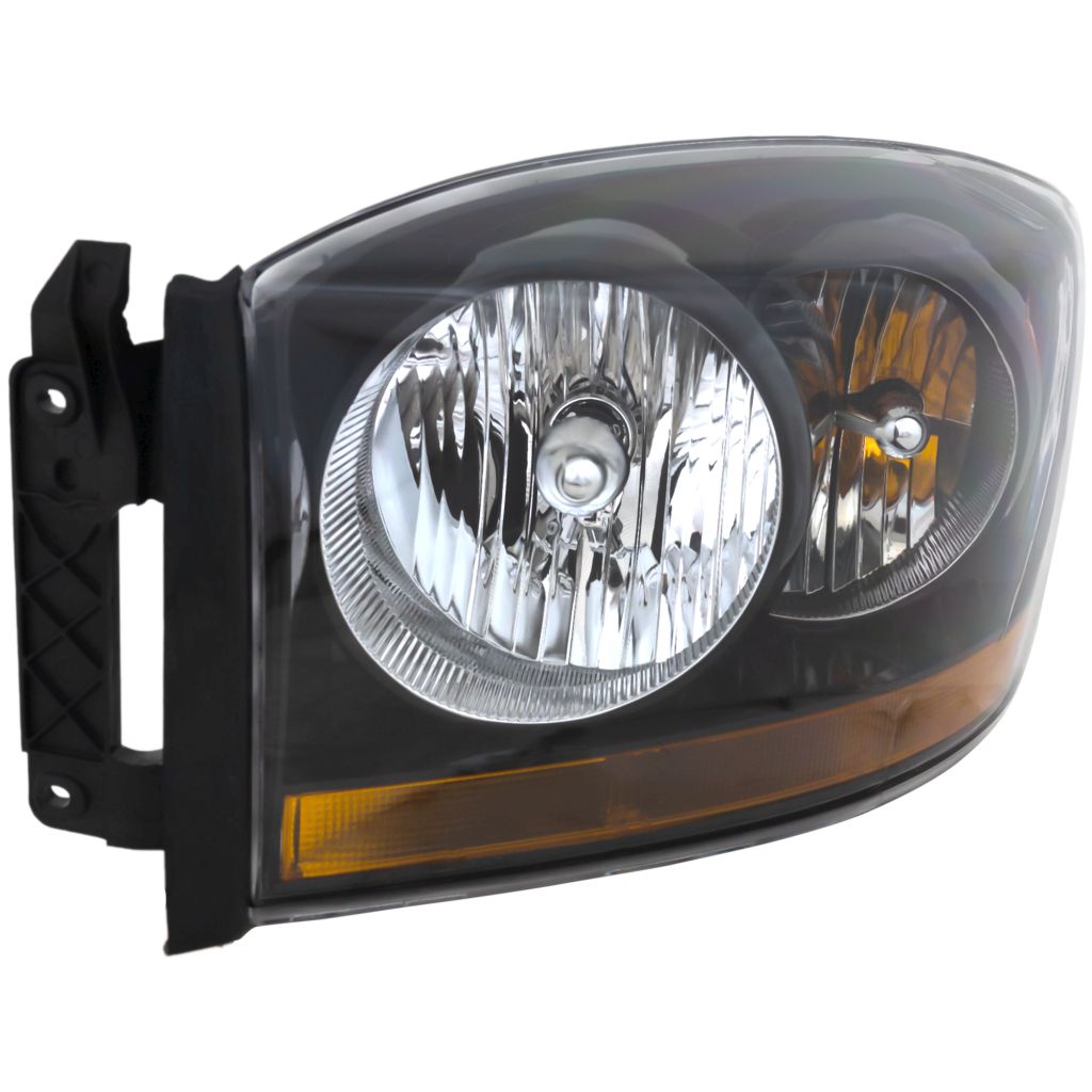 DODGE TRUCKS & VANS DODGE/PU ( R1500)(EXC Mega Cab 06-08) HEAD LAMP ASSEMBLY LEFT (Driver Side) (W/BLK BEZEL) OEM#55372815AB 2006 PL#CH2518115