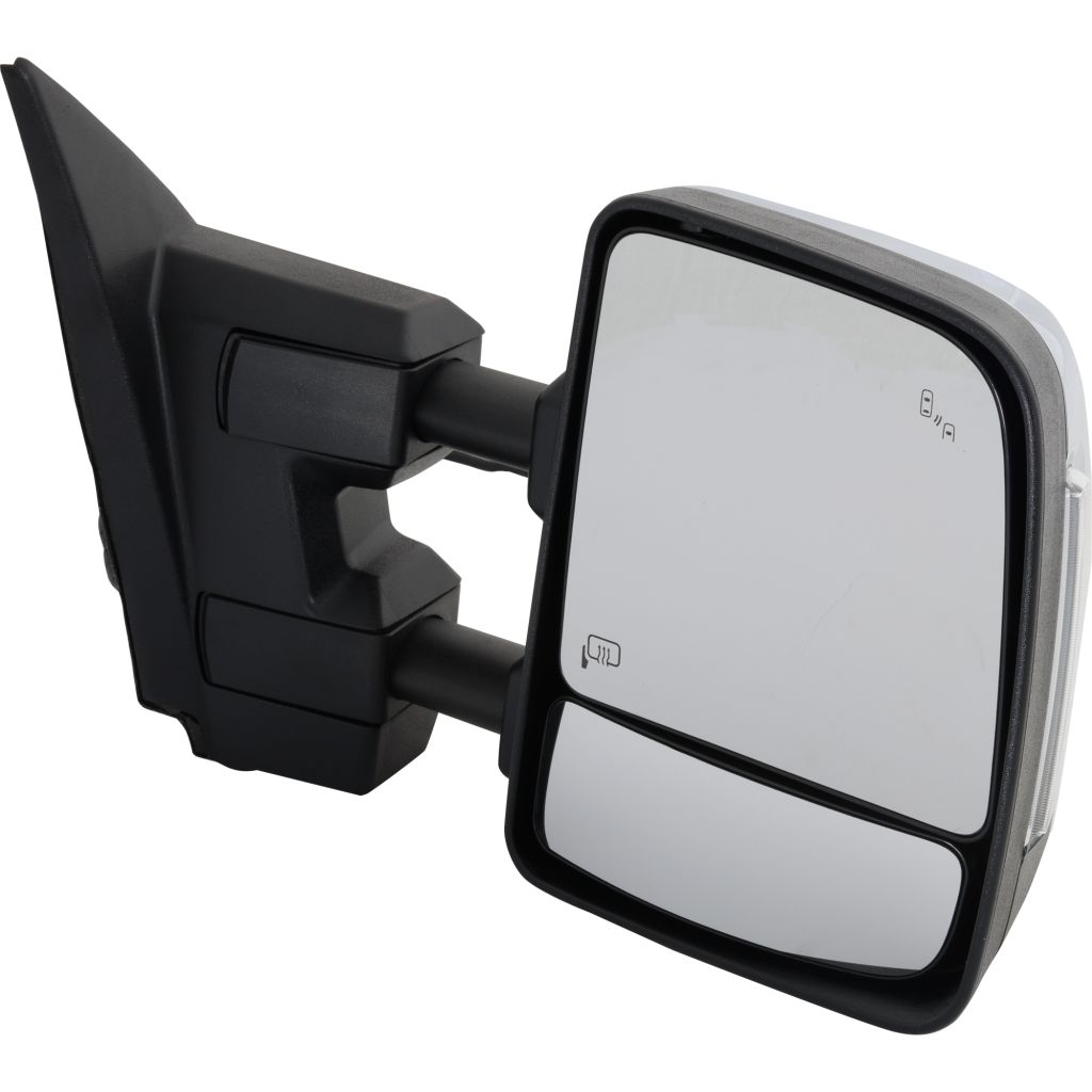 NISSAN TITAN XD DOOR MIRROR RIGHT (Passenger Side) PWR/HTD/SIGNAL/PUDDLE (W/BSM)(CHROME CVR)(TOWING)(CREWCAB)(WO/DIMMING) OEM#96301EZ91E-PFM 2016-2019 PL#NI1321309