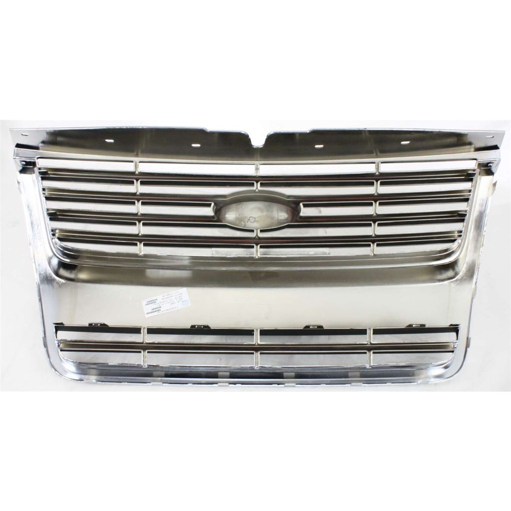 FORD TRUCKS & VANS EXPLORER GRILLE CHROME/BLACK (LTD & XLT W/O Ironman Pkg)**CAPA** OEM#8L2Z8200DA 2006-2010 PL#FO1200476C
