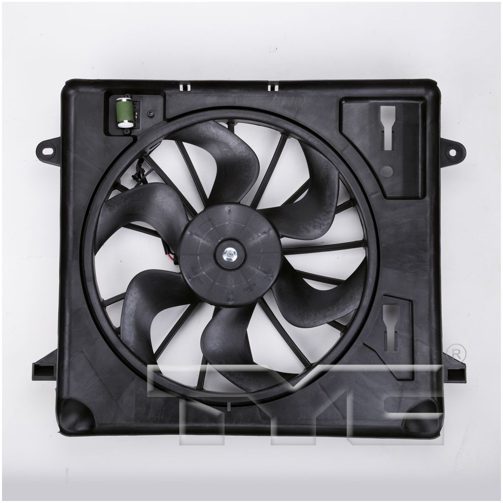 JEEP WRANGLER (JK) RADIATOR & A/C FAN ASSEMBLY (SINGLE FAN) OEM#68039594AA-PFM 2007-2011 PL#CH3115167