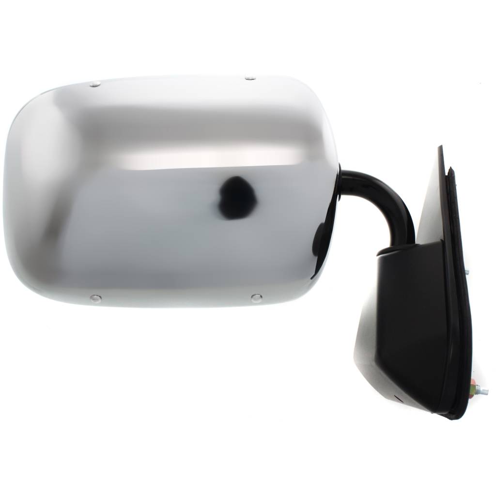 GM TRUCKS & VANS TAHOE (CHEVY) (HEAD/LAMP & C/L 2pcs Design ) MIRROR RIGHT (Passenger Side) CHROME MANUAL (BELOW EYELINE) OEM#15697332 1995-2000 PL#GM1321103