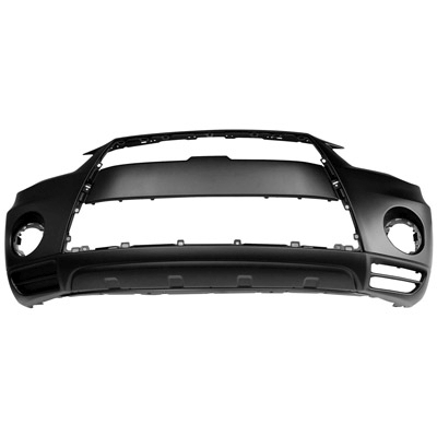 MITSUBISHI OUTLANDER (7 SEATER) FRONT BUMPER COVER PRM/LWR-TEXT (WO/HOLES FOR LOWER PAD)**CAPA** OEM#6400D090 2010-2013 PL#MI1000327C