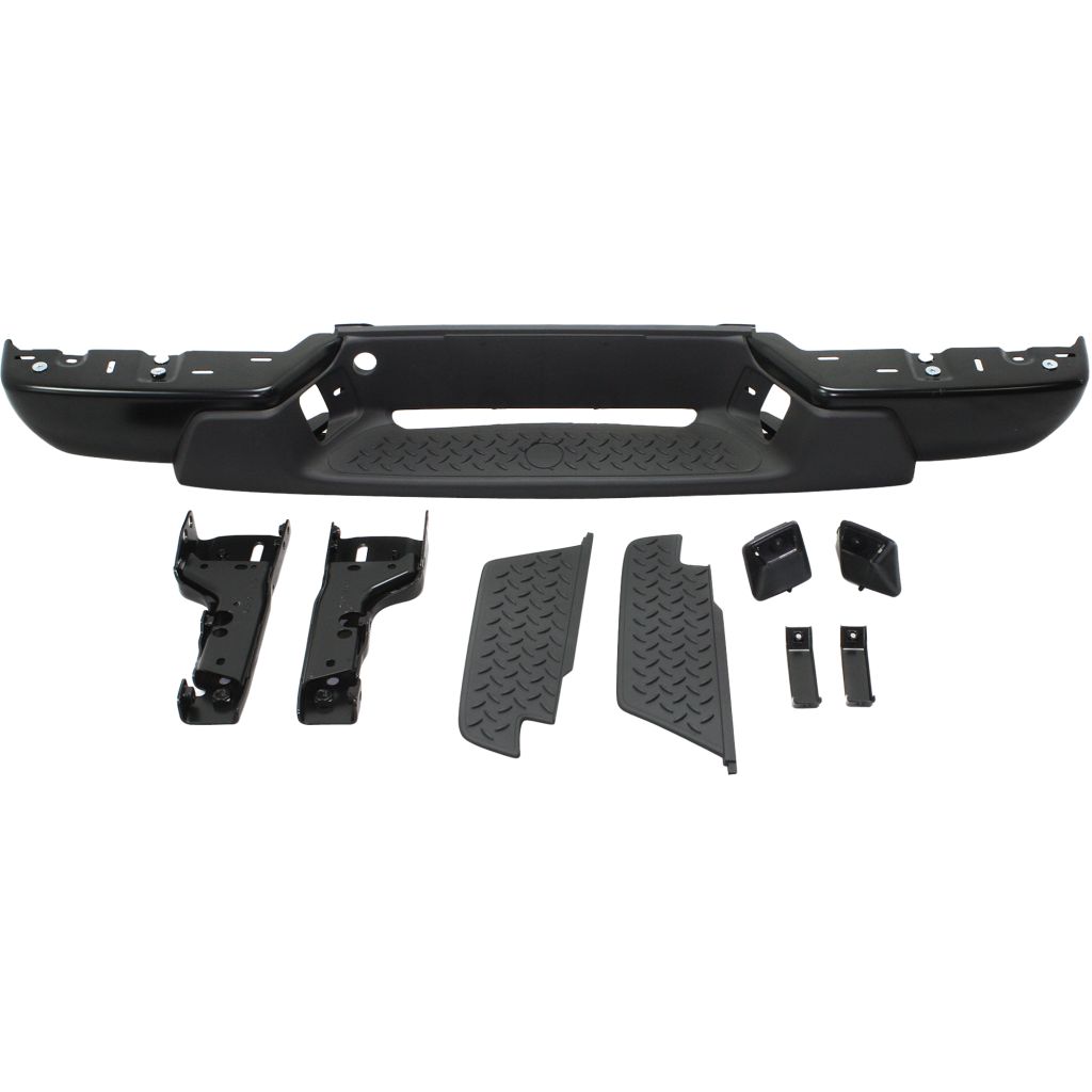 GM TRUCKS & VANS CANYON (GMC) STEP BUMPER ASSEMBLY BLACK (W/O XTREME & TOWING) OEM#20814972-PFM 2008-2012 PL#GM1103157