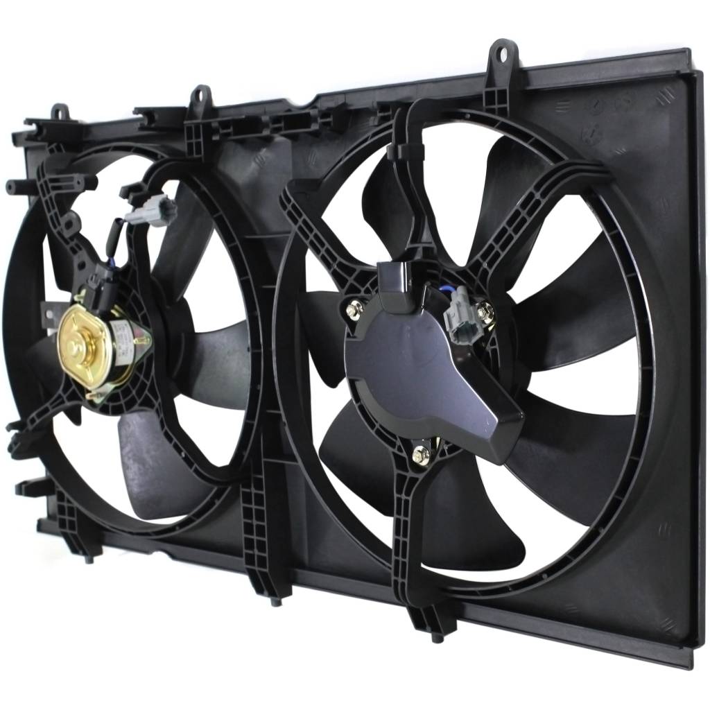 MITSUBISHI LANCER SPORTBACK (WAGON) RADIATOR & A/C FAN ASSY (W/ 2.0 L) OEM#MR968365-PFM 2004-2005 PL#MI3115119