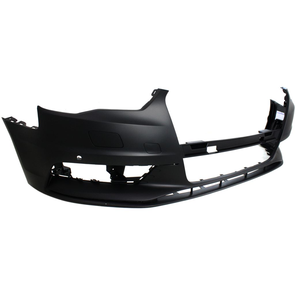 AUDI A3 SEDAN FRONT BUMPER COVER PRIMED (WO/WASH)(W/PK SENSOR)(WO/PK ASSIST)(WO/S-LINE)**CAPA** OEM#8V5807065BGRU 2015-2016 PL#AU1000219C