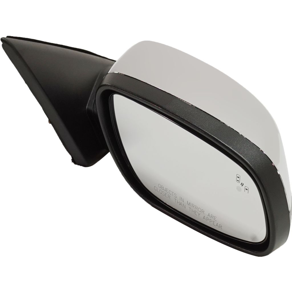FORD TAURUS POLICE DOOR MIRROR RIGHT (Passenger Side) PWR/HTD/PUDDLE LAMP/MEMORY (W/BSD)(CHROME)(WO/DIM OEM#AG1Z17682E-PFM 2013-2019 PL#FO1321646