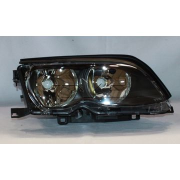 BMW BMW 3 ( i/xi ) (SEDAN/WAGON) HEAD LAMP ASSEMBLY RIGHT (Passenger Side) (W/BLK BEZEL)(HALOGEN) OEM#63127165772 2002-2005 PL#BM2503122