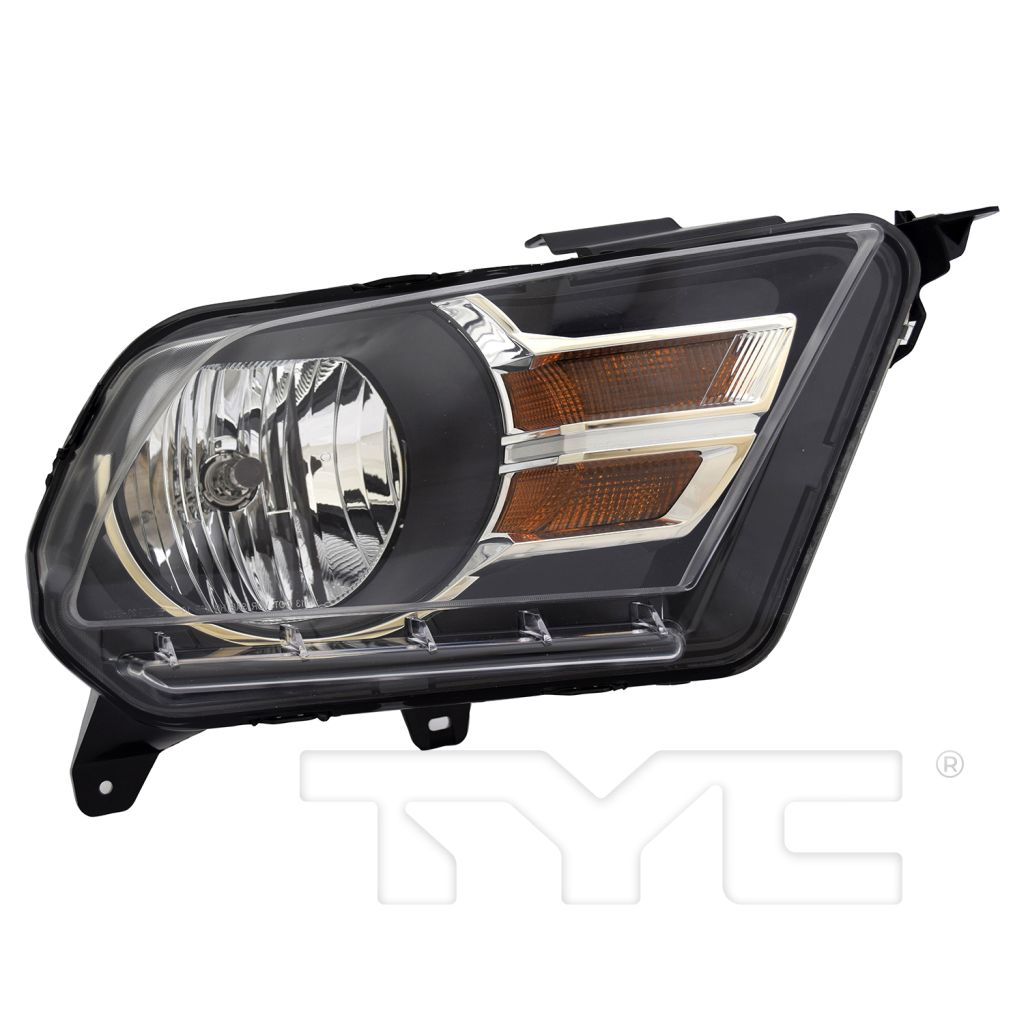 FORD MUSTANG Shelby GT500 HEAD LAMP ASSY RIGHT (Passenger Side) (HALOGEN)**CAPA** OEM#AR3Z13008A 2010-2014 PL#FO2503281C