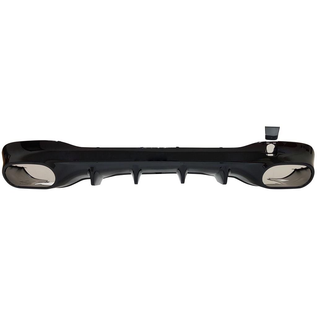 MERCEDES-BENZ CLA-CLASS REAR BUMPER LOWER VALANCE BRIGHT (Passenger Side)-BLACK (CLA35/CLA45) OEM#1188850802 2020-2023 PL#MB1195159