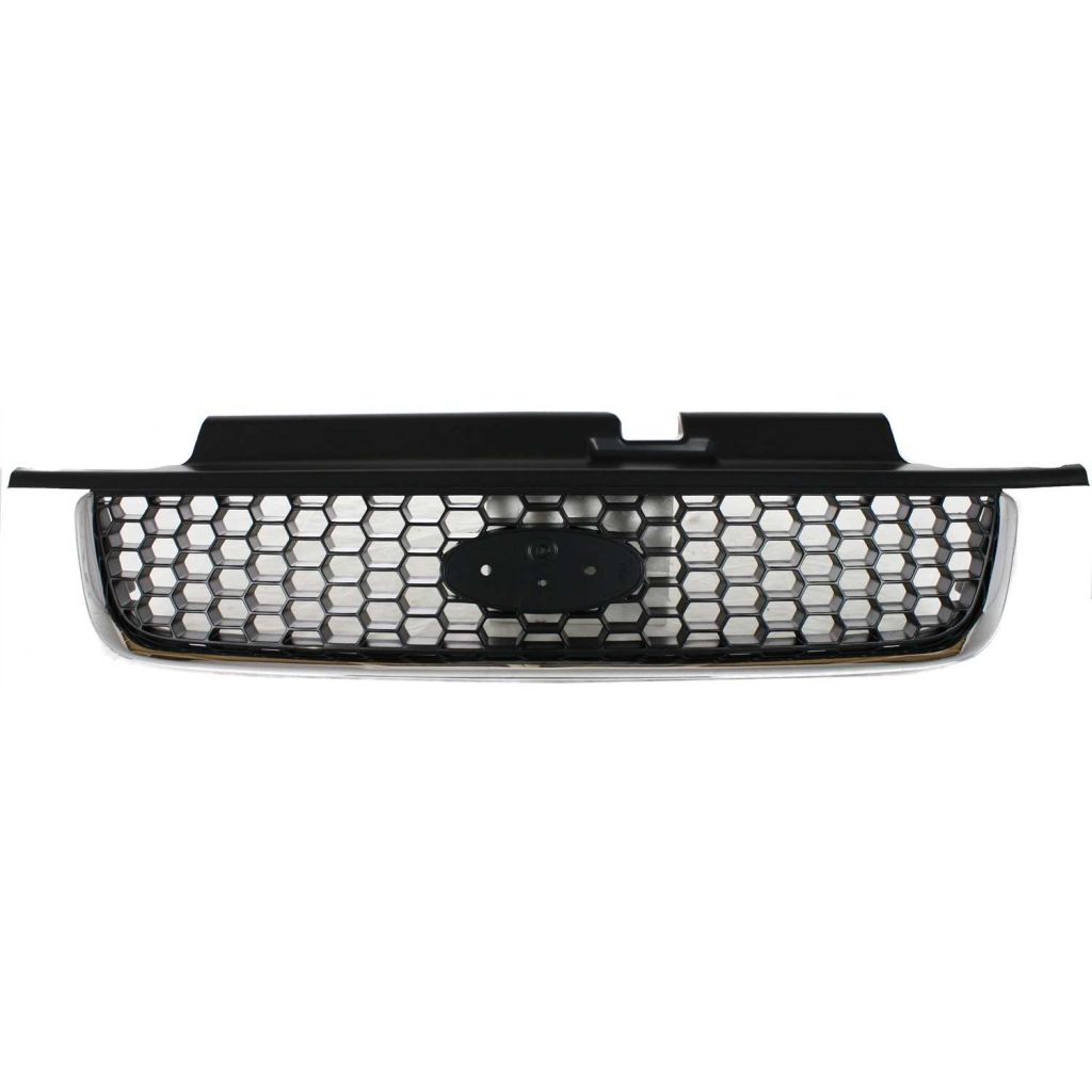 FORD TRUCKS & VANS ESCAPE GRILLE CHR/BLK (XLT/LIMITED) OEM#YL8Z17B968BA 2001-2004 PL#FO1200390