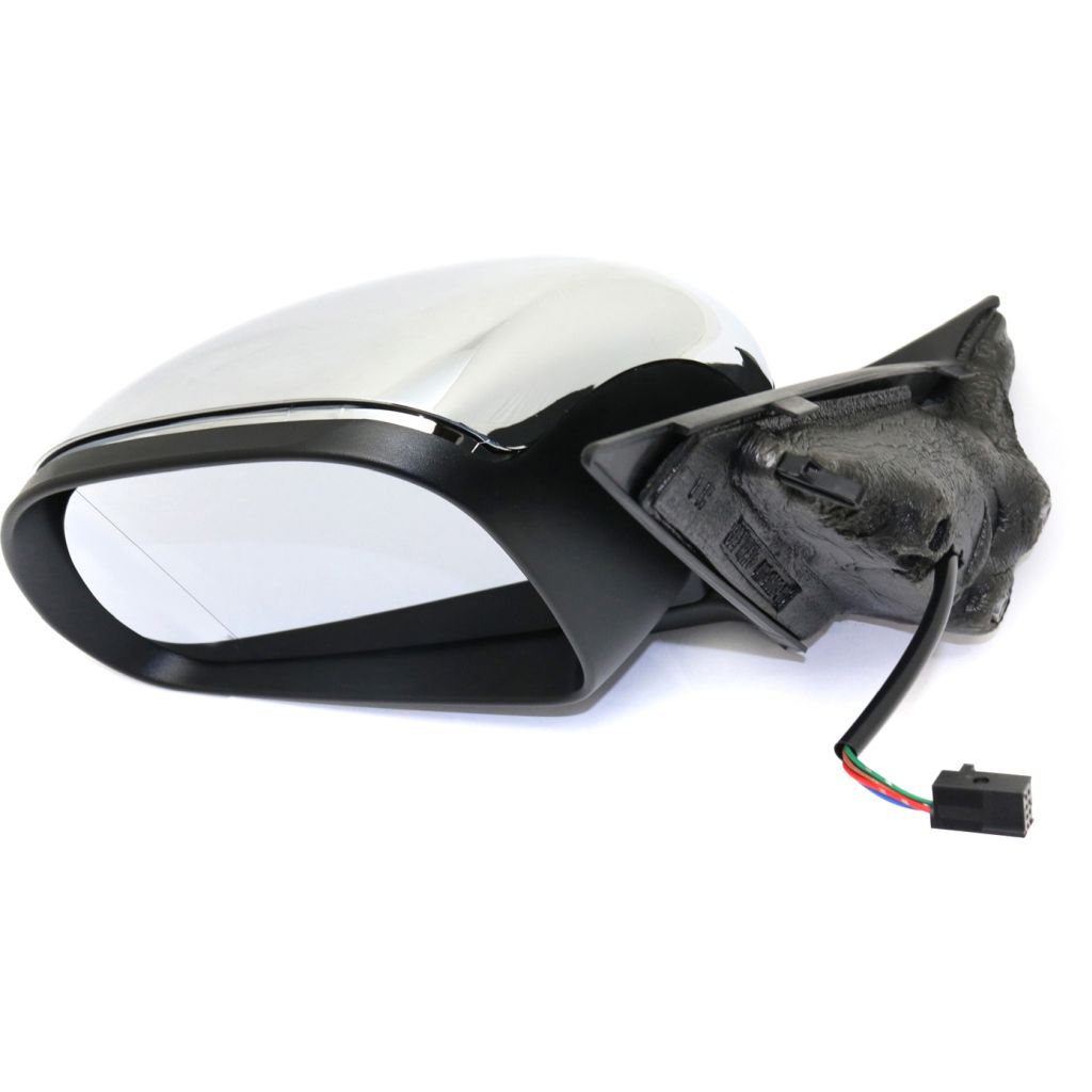 FIAT 500L 4DOORS (FIAT) DOOR MIRROR LEFT (Driver Side) POWER/HEATED (W/SPOT GLASS) (CHROME CVR) OEM#5RE87JXWAA-PFM 2014-2020 PL#FI1320103