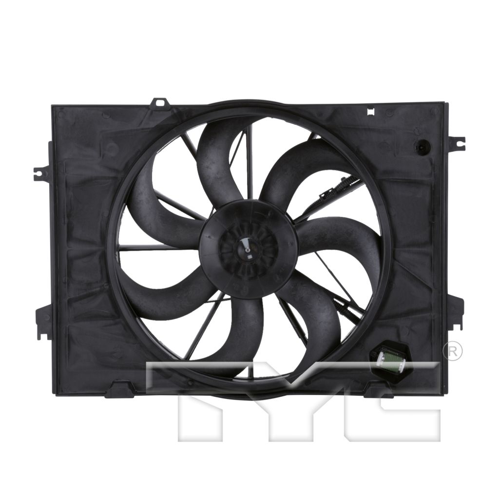 KIA SPORTAGE RADIATOR & A/C FAN ASSY (2.0L)(SINGLE FAN) OEM#253801F251 2005-2010 PL#KI3115115