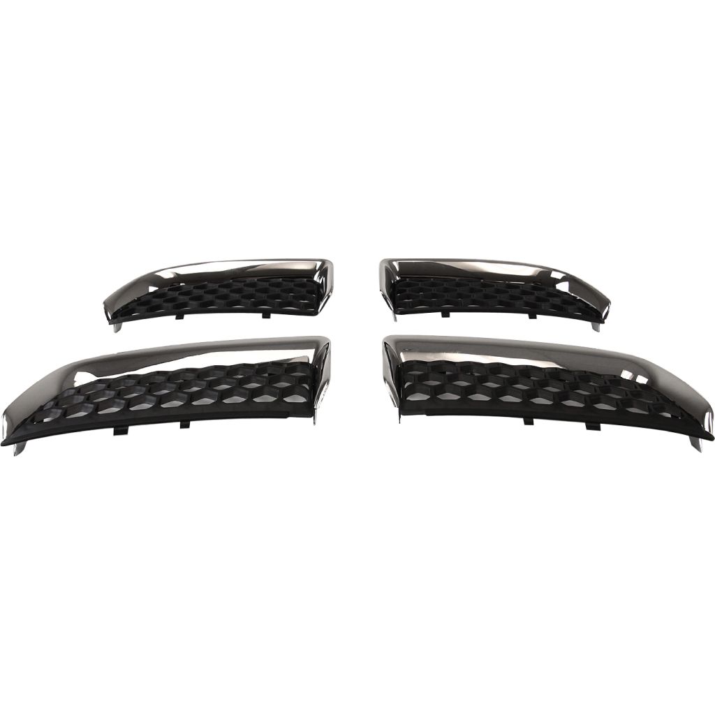 DODGE STRATUS/SEDAN GRILLE BLACK W/CHR MOLDING (4PCS/SET IN A BOX) OEM#4805900AB 2004-2006 PL#CH1200297