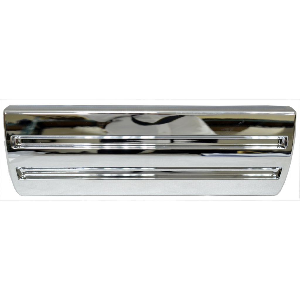 GM TRUCKS & VANS SIERRA/PU 1500 (19 OLD STYLE) FRONT LICENSE PLATE COVER CHROME (PTD BMP) OEM#22947121 2014-2015 PL#GM1037110