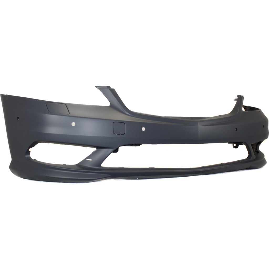 MERCEDES-BENZ S-CLASS SEDAN (221) (EXC S400 HYBRID) FRONT BUMPER COVER PRIMED (S350/S550)((W/ SPORT)(W/WASHER)(W/PK SENSOR)(no side marker ho OEM#22188043409999 2012-2013 PL#MB1000336