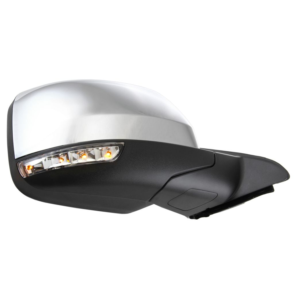 JEEP GRAND CHEROKEE DOOR MIRROR RIGHT (Passenger Side) PWR/HTD/SIGNAL/MEMORY/BLIND DETECT/M-FOLD (CHROME CVR)(WO/AUTO DIM) OEM#68236930AF 2014-2021 PL#CH1321359