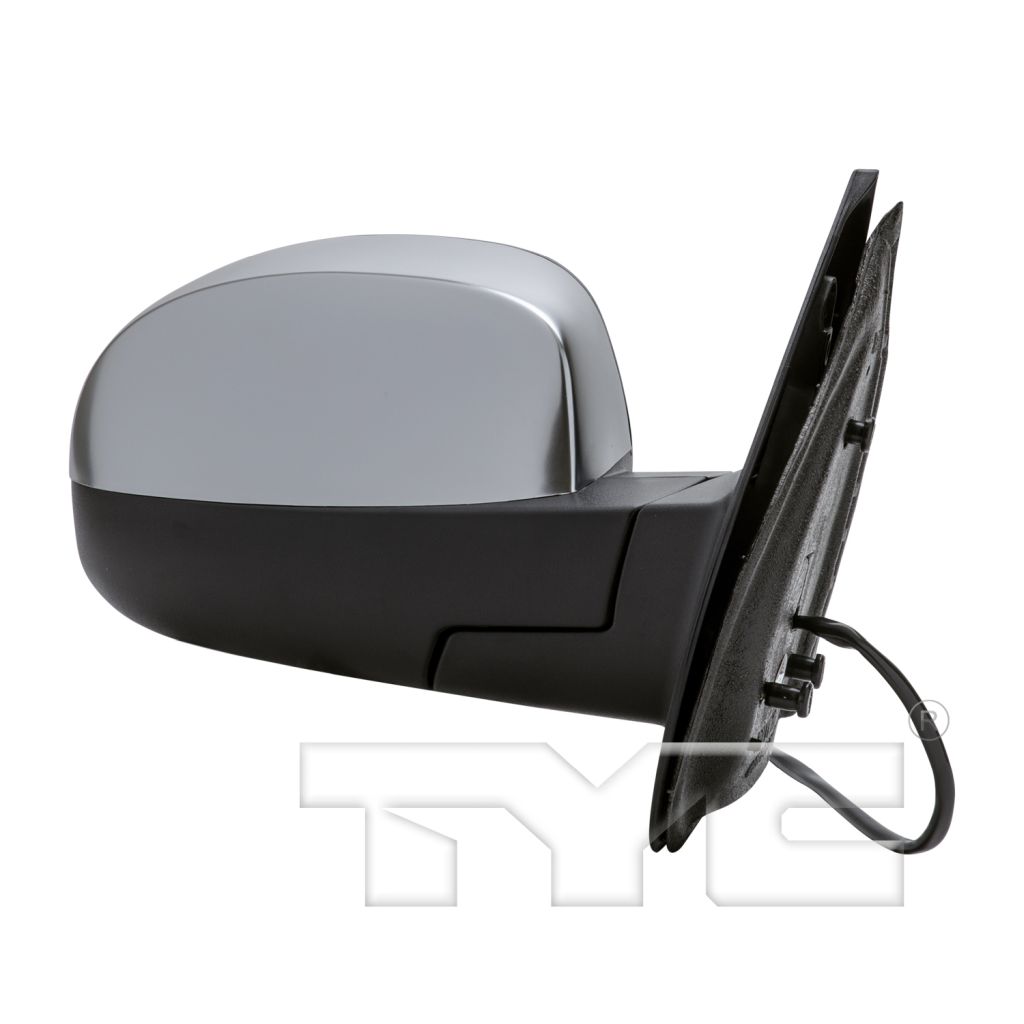 GM TRUCKS & VANS YUKON/YUKON XL (GMC) DOOR MIRROR RIGHT (Passenger Side) POWER/HEATED (WO/PUDDLE LAMP)(SATIN-CHR CVR)(WO/TRAILER TOW) OEM#25776088 2007-2014 PL#GM1321340