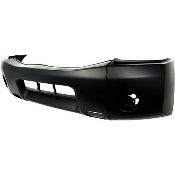 NISSAN TITAN FRONT BUMPER COVER PRIMED (XE/S MDL)(1PC PLASTIC COVER TYPE)**CAPA** OEM#620227S020 2004-2015 PL#NI1000237C