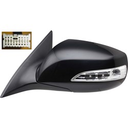 HYUNDAI GENESIS COUPE DOOR MIRROR LEFT (Driver Side) PWR/N-HTD/SIGNAL OEM#876102M120 2010-2016 PL#HY1320192
