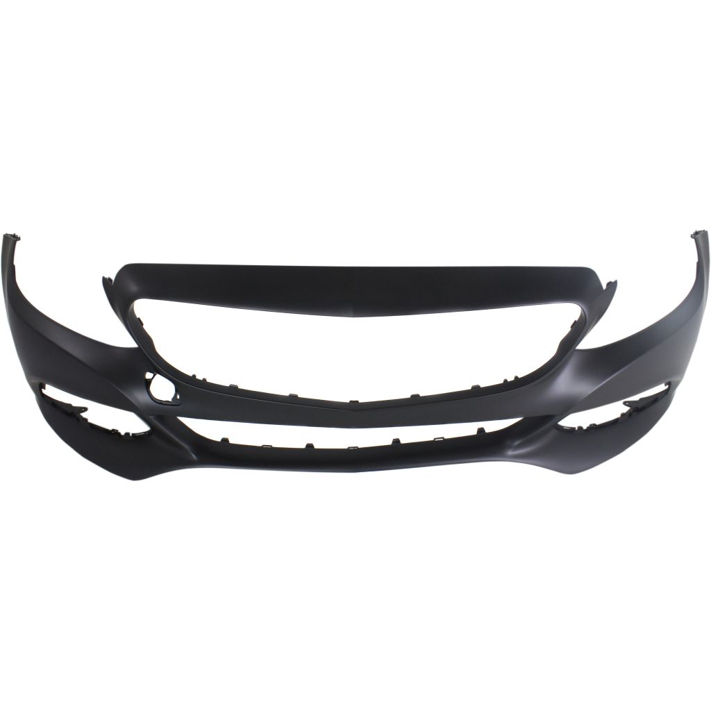 MERCEDES-BENZ C-CLASS COUPE FRONT BUMPER COVER PRIMED (C300 W/O SPORT) WO/SENSOR W/SURROUND VIEW OEM#20588019409999 2017-2018 PL#MB1000510