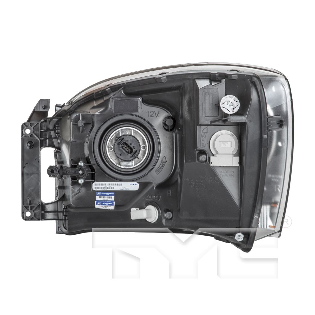DODGE TRUCKS & VANS DODGE/PU ( R1500)(EXC Mega Cab 06-08) HEAD LAMP ASSEMBLY RIGHT (Passenger Side) (W/O BLACK BEZEL) OEM#55077794AD 2006 PL#CH2519114