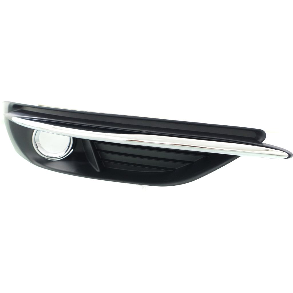 CHRYSLER 200 CONV FOG LAMP COVER RIGHT (Passenger Side) (W/FOG) BLK/CHR RING/CHR MOLDING OEM#68102302AA 2011-2014 PL#CH1039125