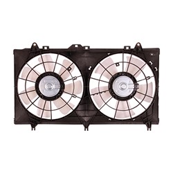 CHEVROLET CAMARO COUPE RADIATOR & A/C FAN ASSEMBLY (3.6L)(DUAL FAN) OEM#22762592-PFM 2012-2015 PL#GM3115265