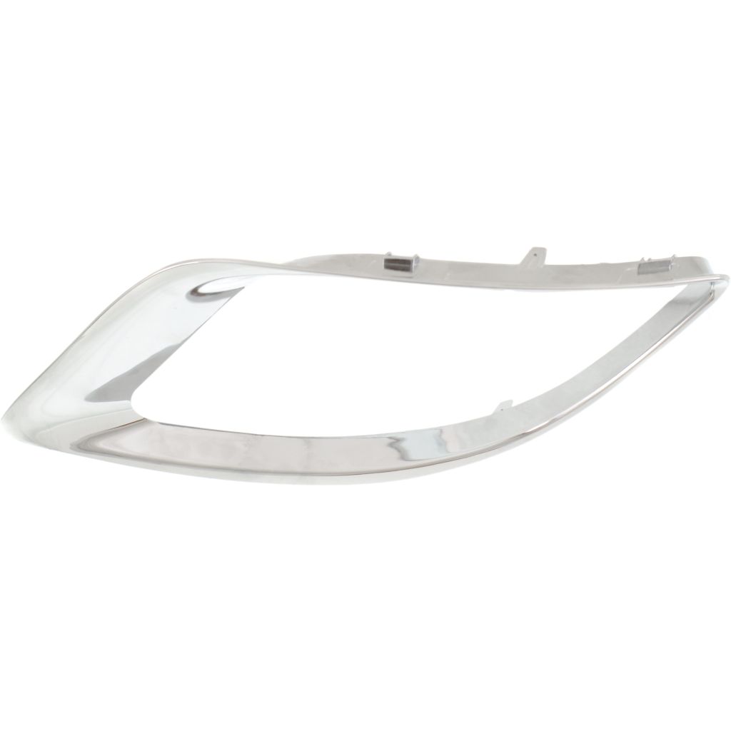 DODGE TRUCKS & VANS DURANGO FOG LAMP COVER OUTER MOLDING RIGHT (Passenger Side) CHROME (2PC BUMPER CVR)**CAPA** OEM#5113744AB 2014-2020 PL#CH1039163C