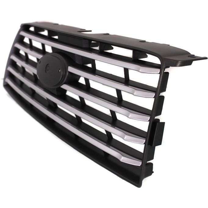 SUBARU FORESTER GRILLE BLACK W/SILVER MLDGS (EXC MESH) OEM#91121SA082 2006-2008 PL#SU1200136