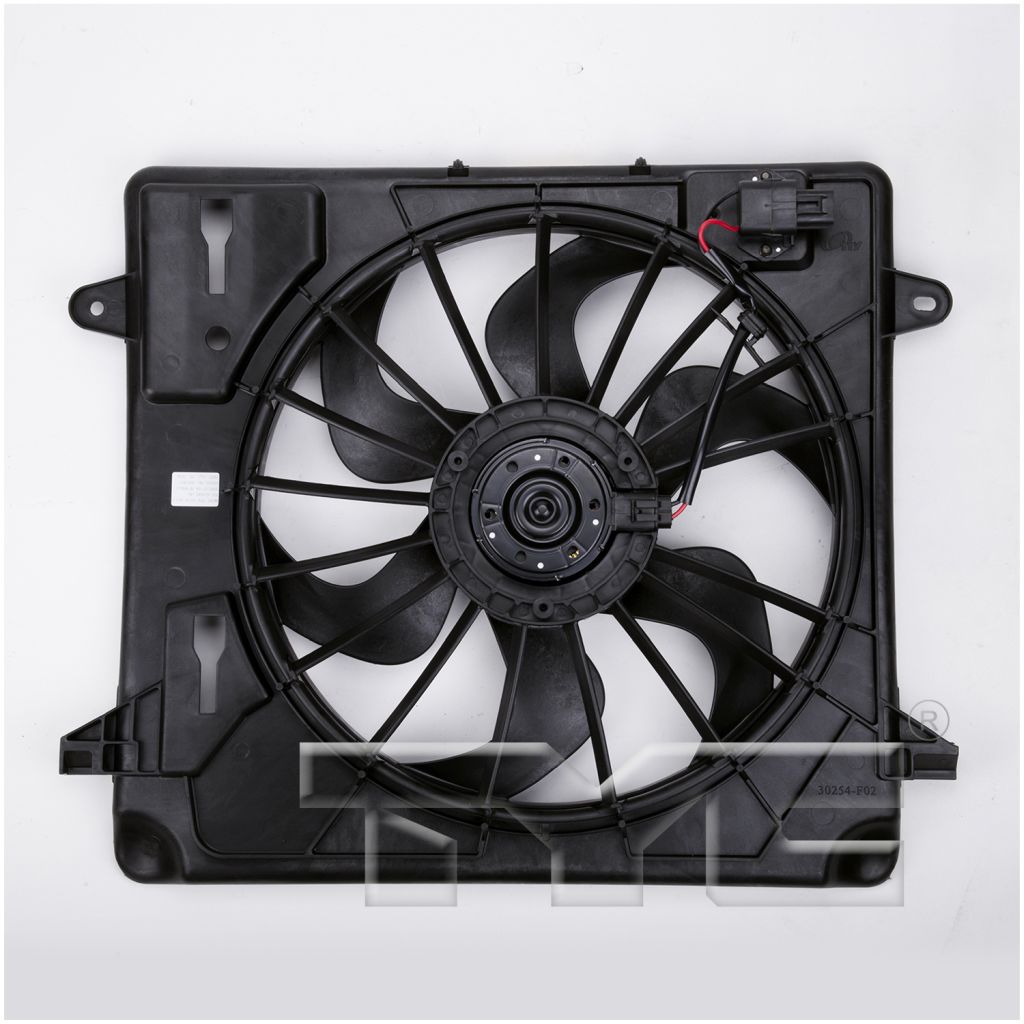 JEEP WRANGLER (JK) RADIATOR & A/C FAN ASSEMBLY (SINGLE FAN) OEM#68039594AA-PFM 2007-2011 PL#CH3115167
