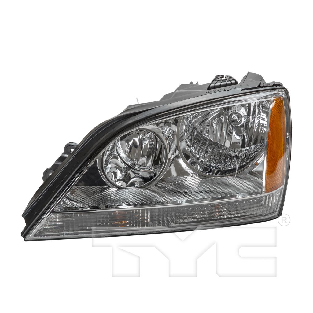 KIA SORENTO HEAD LAMP ASSY LEFT (Driver Side) (W/O SPORT PKG) OEM#921013E041 2005-2006 PL#KI2502121