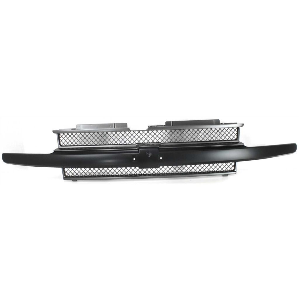 GM TRUCKS & VANS TRAILBLAZER GRILLE(W/BLK MLDG)(W/O HEAD/LAMP WASHERS) OEM#10358121 2002-2005 PL#GM1200470
