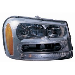 GM TRUCKS & VANS TRAILBLAZER HEAD LAMP ASSEMBLY LEFT (Driver Side) (Exc LT) **CAPA** OEM#25970915 2002-2009 PL#GM2502213C