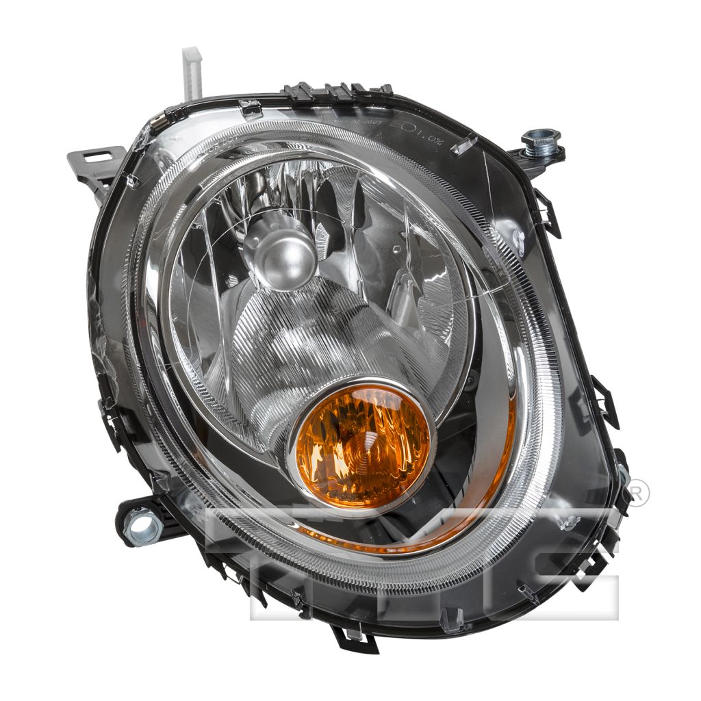 MINI COOPER COUPE HEAD LAMP ASSEMBLY RIGHT (Passenger Side) (HALOGEN)(YELLOW SIGNAL) **CAPA** OEM#63122751870 2012-2015 PL#MC2503105C