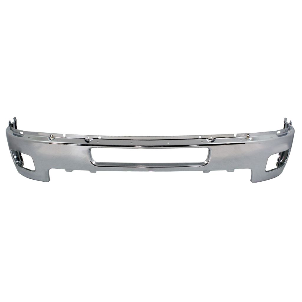 GM TRUCKS & VANS SILVERADO/PU 2500/3500 (CHEVY) FRONT BUMPER CHROME (W/ FOG) OEM#25883349 2011-2014 PL#GM1002837
