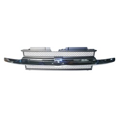 GM TRUCKS & VANS TRAILBLAZER GRILLE(W/CHR MLDG)(W/O HEAD/LAMP WASHERS)(EXC LT & SS) OEM#10358128 2002-2009 PL#GM1200477