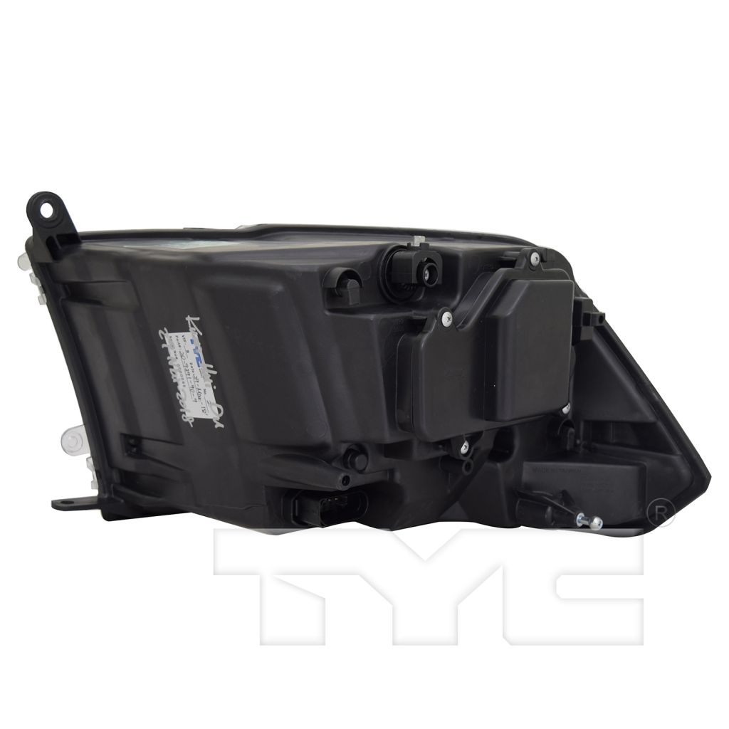DODGE TRUCKS & VANS DODGE/PU (R1500) HEAD LAMP RIGHT (Passenger Side) (W/PROJECTOR)(BLK BEZEL)**CAPA** OEM#68093220AD 2013-2014 PL#CH2503245C