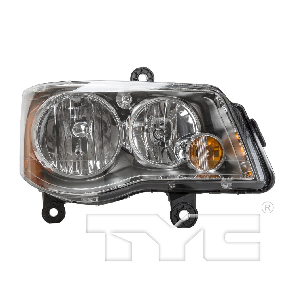 DODGE TRUCKS & VANS GRAND CARAVAN HEAD LAMP ASSEMBLY RIGHT (Passenger Side) (CHROME BEZEL) OEM#5113336AH (P) 2011-2020 PL#CH2503192