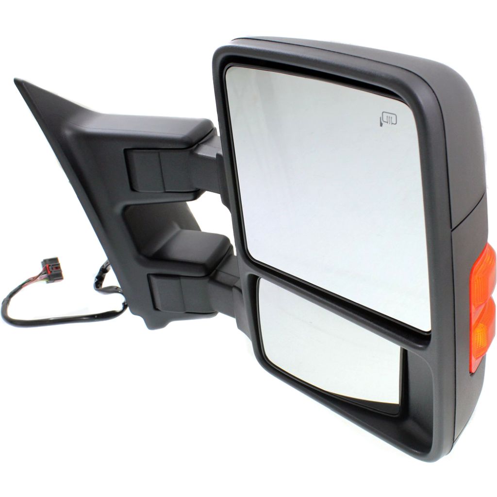 FORD TRUCKS & VANS FORD/PU (F250/350/450/550) Super Duty DOOR MIRROR RIGHT (Passenger Side) PWR/HTD/SIGNAL/MEMORY (MANUAL TELESCOPING)(BLK)(TOW TYPE) OEM#7C3Z17682EB (P) 2008-2010 PL#FO1321356