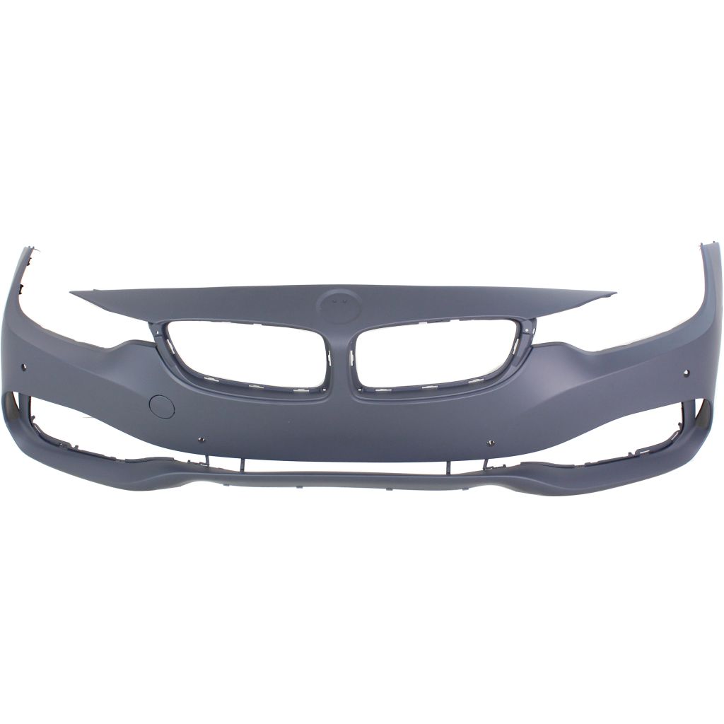 BMW BMW 4 (2DOORS/COUPE) FRONT BUMPER COVER PRIMED (WO/M SPORT) WO/WASHER W/ PK SENSOR OEM#51117363277 2014-2017 PL#BM1000382