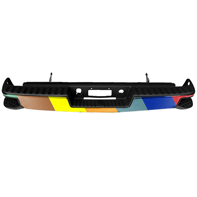 GM TRUCKS & VANS SIERRA/PU 1500 (19 OLD STYLE) REAR STEP BMP ASSY CHROME (WO/SENSOR(W/CORNER STEP) OEM#84077953 2014-2019 PL#GM1103176