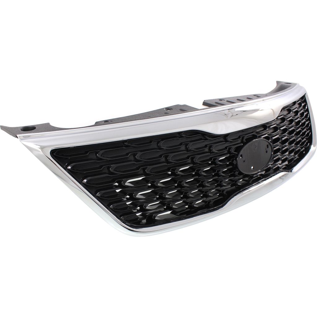 KIA SORENTO GRILLE ASSEMBLY CHR/BLK (LX/EX) **CAPA** OEM#863501U500 2014-2015 PL#KI1200155C