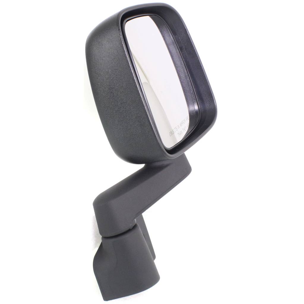 JEEPVEHICLE WRANGLER DOOR MIRROR RIGHT (Passenger Side) MANUAL (BLACK)(FULL DOOR TYPE) OEM#55395060AD 2003-2006 PL#CH1321259