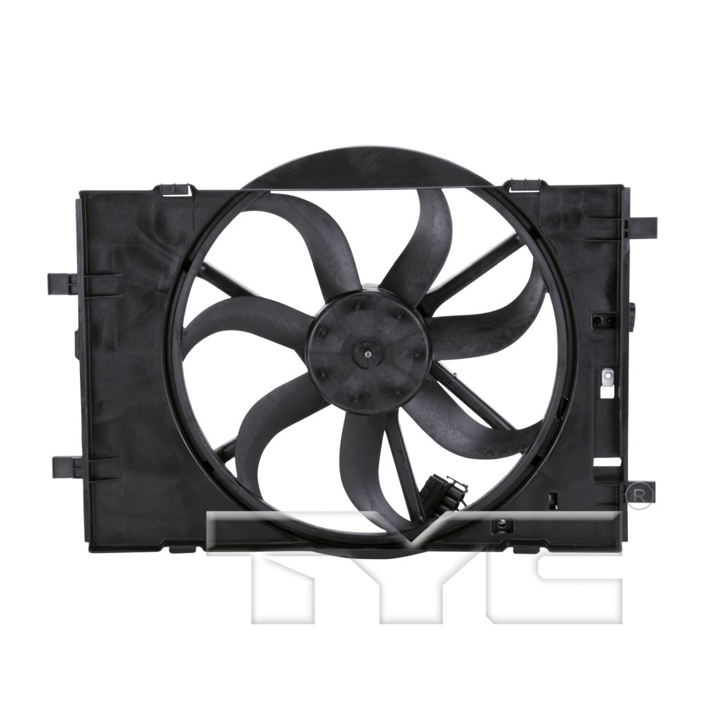 LINCOLN ZEPHYR RADIATOR & A/C FAN ASSEMBLY (SINGLE FAN) WO/MODULE OEM#7E5Z8C607A-PFM 2006 PL#FO3115172