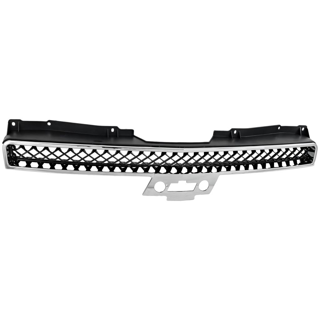 GM TRUCKS & VANS AVALANCHE GRILLE UPPER CHROME FRAME/BLK MESH OEM#22830013 2007-2013 PL#GM1200563