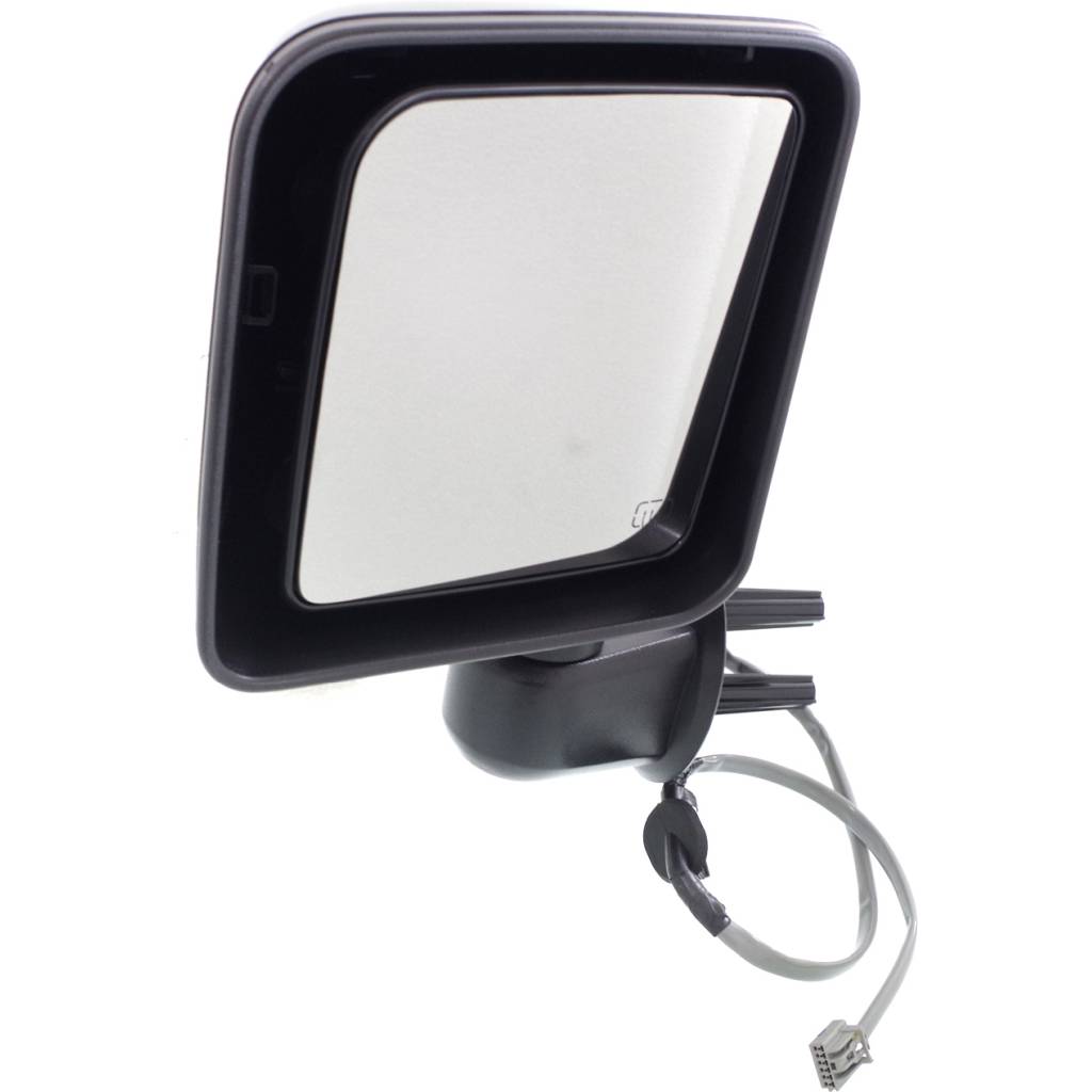 JEEPVEHICLE WRANGLER (JK) DOOR MIRROR LEFT (Driver Side) PWR/HTD (PTM) OEM#5SJ43DX8AA 2014 PL#CH1320392