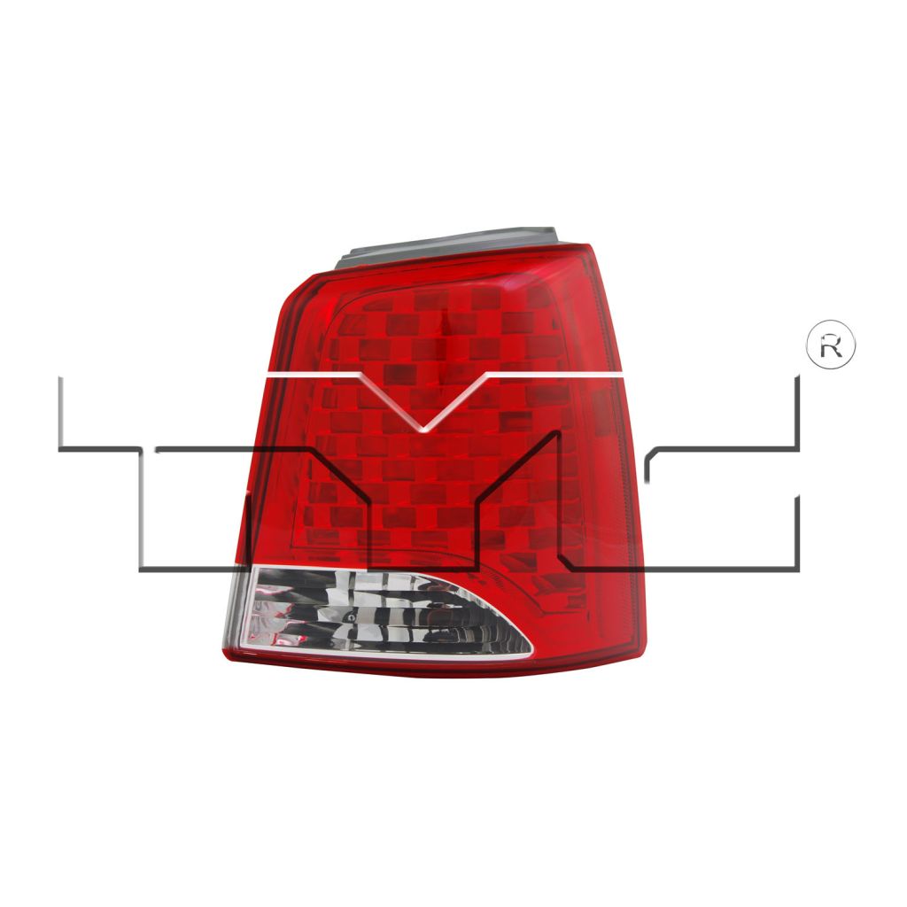 KIA SORENTO TAIL LAMP ASSEMBLY RIGHT (Passenger Side) (WO/LED)**CAPA** OEM#924021U000 2011-2013 PL#KI2805103C