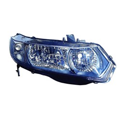 HONDA CIVIC COUPE HEAD LAMP UNIT RIGHT (Passenger Side) (CLEAR SIGN LENS) **CAPA** OEM#33101SVAA51 2009-2011 PL#HO2519126C